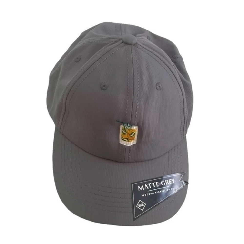 Modern Recreation Julep Low Pro Golf Hat Matte Grey Unisex NWT